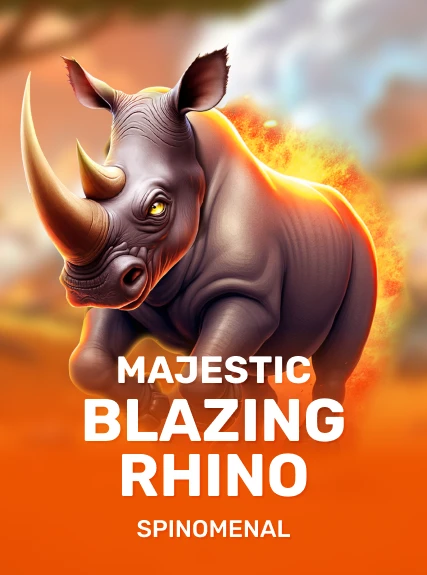 Majestic Blazing Rhino game tile